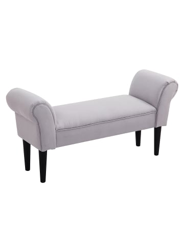 HOMCOM Sitzbank-L102 x B36x H51 cm-Grau