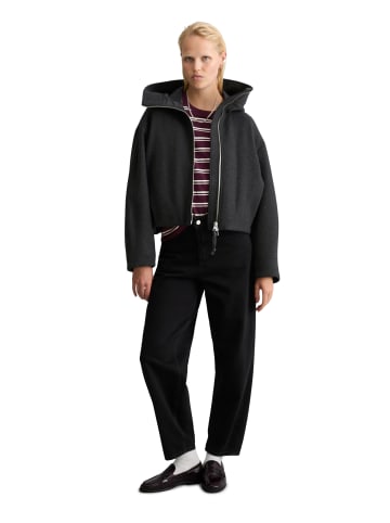 Marc O'Polo DENIM Kapuzenjacke regular in Anthra Melange