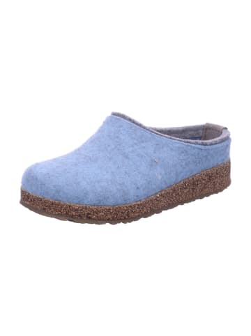 HAFLINGER Hausschuhe Damen Grizzly Kris in Blau