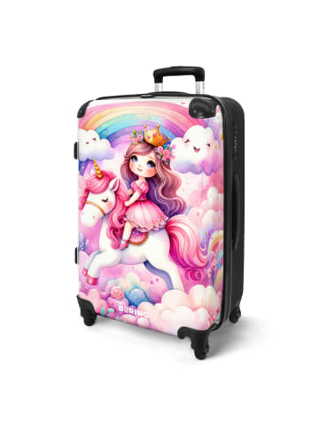 MuchoWow Suitcase, Koffer, Reisekoffer Wolken