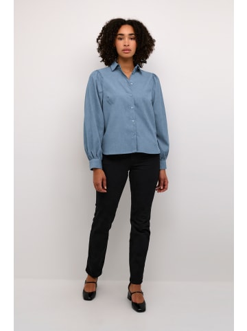 Kaffe Langarm - Hemd KAhermine in Celestrial Blue C.