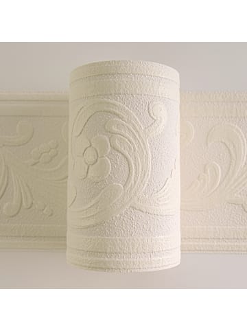 A.S. Création Bordüre Classic Ornament in Weiß