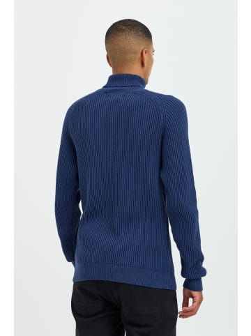 BLEND Strickpullover BHPullover 20717558 eleganter Strickpullover mit Rollkragen in Blau