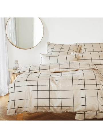 Elegante Bettwäsche Cross in beige
