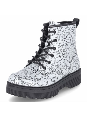Skechers Stiefel in silber/platin