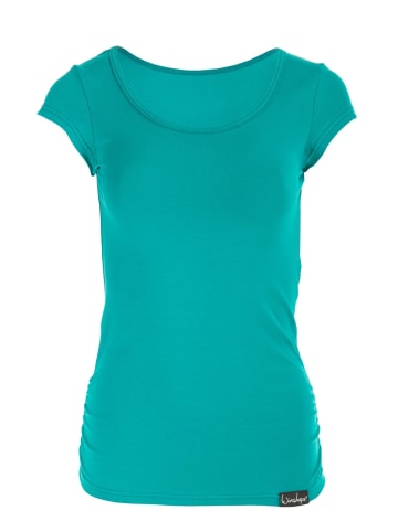 Winshape Kurzarmshirt WTR4 in ocean green