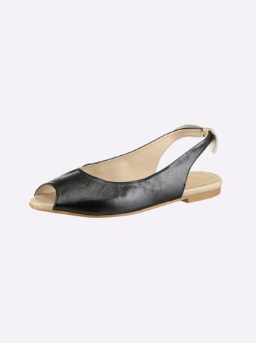 Heine Slingballerina in schwarz-sand