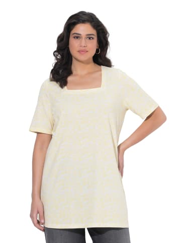 Ulla Popken Longshirt in blassgelb
