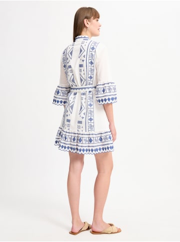 Ambiance Kleid in ecru - 0001