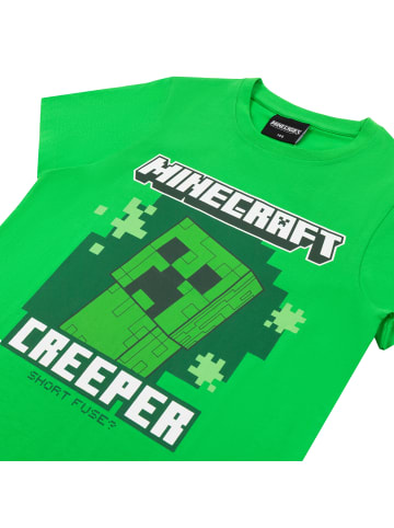 Minecraft Minecraft T-Shirt im Creeper Design in grün
