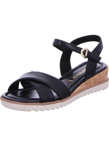 Tamaris Keilsandalette in schwarz
