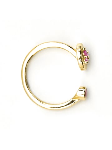 Luxenter Ring Ufore 925er Sterlingsilber verstellbar-Ufore gold