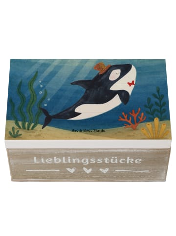 Mr. & Mrs. Panda Box Orca Zylinder Design ohne Spruch in Weiß