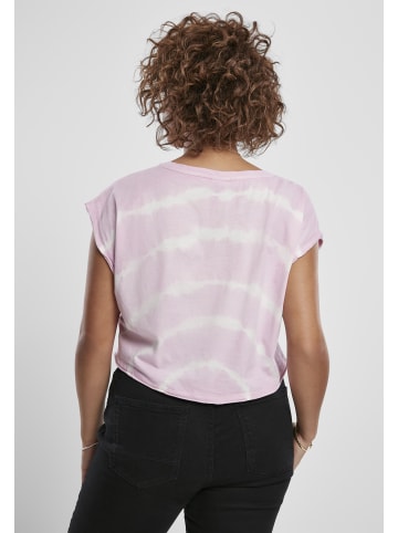 Urban Classics Cropped T-Shirts in girlypink