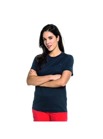 Schöffel T-Shirt Hochwanner in dunkelblau