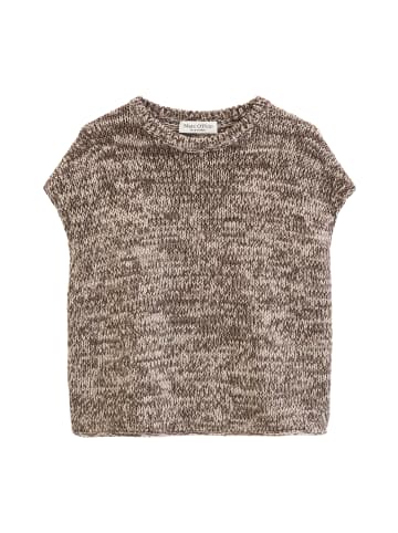 Marc O'Polo Ärmelloser Strickpullover oversized in Medium Brown