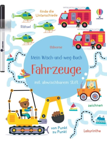 Usborn Buch - Mein Wisch-und-weg-Buch: Fahrzeuge