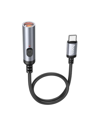 HOCO Zigarettenanzünder-Adapter für Typ C UA30-Stecker 0,3 m in Schwarz