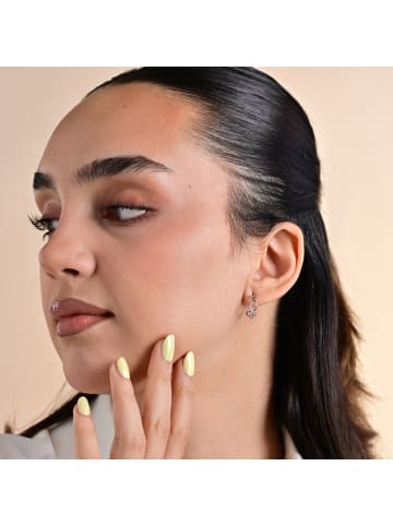 Adeliás Damen Ohrringe – Ohrstecker Unendlichkeitszeichen aus 925 Silber in silber