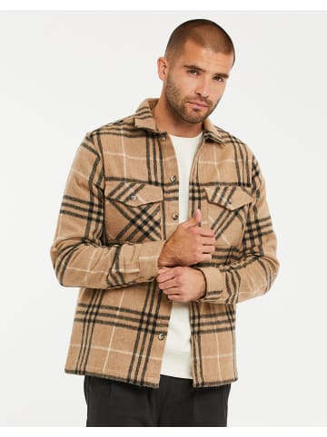 Threadbare Langarmhemd THB LUXE Christopher in Nickel_Check