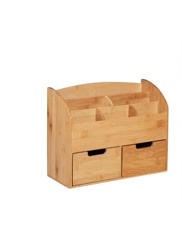 Schreibtischorganizer in Natur - (B)33x (H)26 x (T)13,5 cm