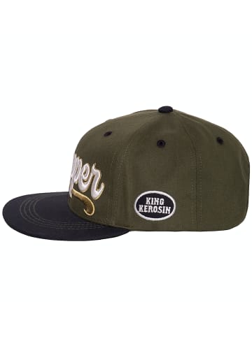 King Kerosin King Kerosin Snapback Cap Chopper 3D in grün