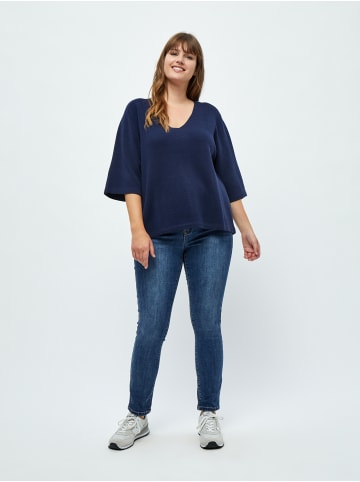 Peppercorn Pullover in Black Iris Solid