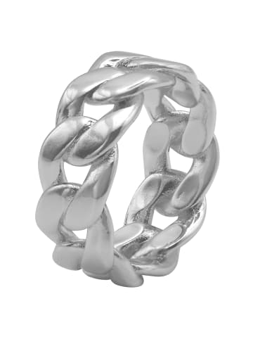 Steel_Art schlichter Ring für Damen Luna silberfarben in Silberfarben Poliert