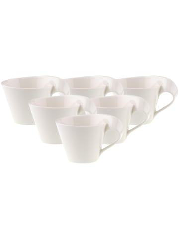 Villeroy & Boch 6er Set Cappuccinotasse NewWave Caffe 250 ml in weiß