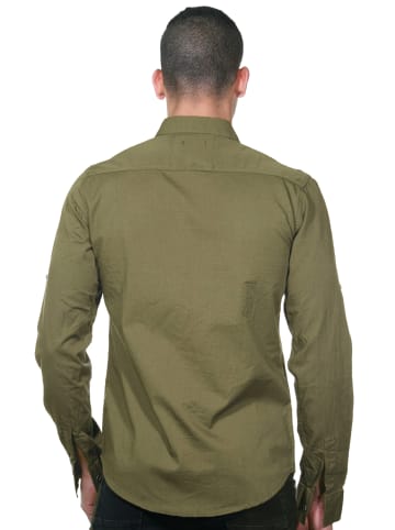 FIOCEO Langarmhemd in khaki