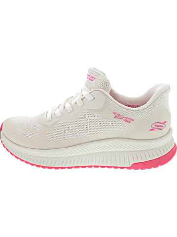 Skechers Slip-Ins:Bobs Squad 4-Sta Slipper Weiß