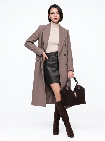 Forty degrees Shopper BELTRAVA - M echt Leder in dunkelbraun