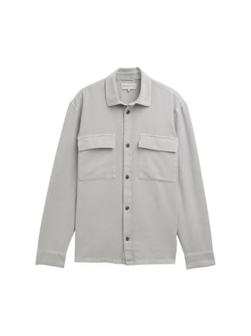 TOM TAILOR Denim Langarmhemd in chalk grey