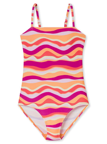 Schiesser Badeanzug Aqua Teens in vivid red