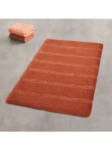 Kleine Wolke Badteppich Monrovia in terracotta