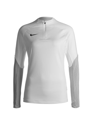 Nike Performance Trainingspullover Strike 23 Drill Top in weiß / hellgrau