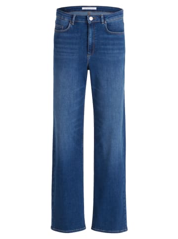 BETTY & CO High Waisted-Jeans mit weitem Bein in Blau