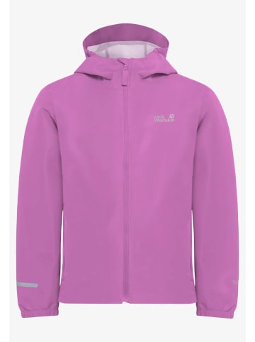 Jack Wolfskin Kinder Regenjacke in lila