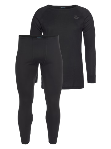 Polarino Thermounterhemd in schwarz