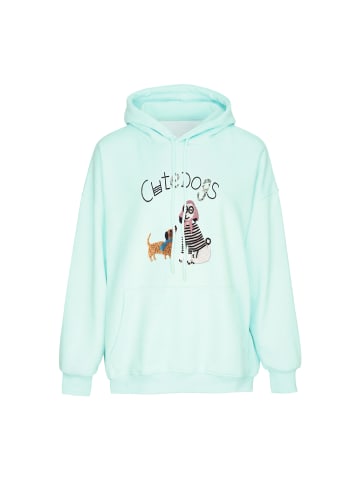myMo Women Hoodie in Aqua