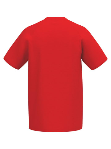 erima Unisex Erwachsene, Erwachsene T-Shirt in rot/weiss