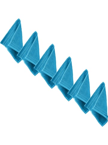 Erwin Müller Frottier Seiftuch 6er-Pack Heidelberg in türkis