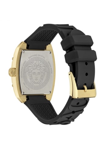 Versace Analoguhr für Damen in Schwarz