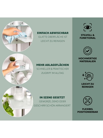 bremermann Glas-Eckregal