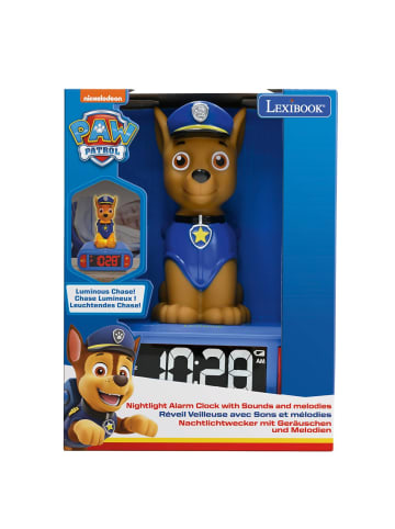 LEXIBOOK® Paw Patrol Chase 3D-Nachtlicht-Wecker mit Soundeffekten