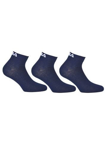 Fila Socken 3er Pack in Marine