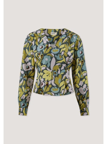 Hessnatur Bluse Regular in dunkles petrol