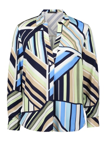 Betty Barclay Schlupfbluse langarm in Blau/Grün