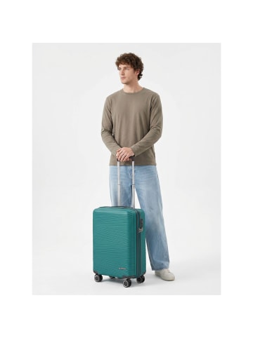 Franky Dallas 3.0 4 Rollen Trolley S 55 cm turquoise