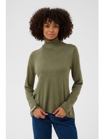 CULTURE Strickpullover CUannemarie Relaxed fit in Burnt Olive Melange